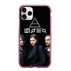 Чехол iPhone 11 Pro матовый 30 seconds to mars