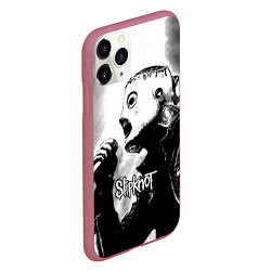 Чехол iPhone 11 Pro матовый Slipknot, цвет: 3D-малиновый — фото 2