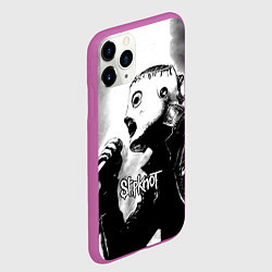 Чехол iPhone 11 Pro матовый Slipknot, цвет: 3D-фиолетовый — фото 2