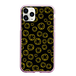 Чехол iPhone 11 Pro матовый Nirvana Pattern, цвет: 3D-розовый