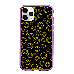 Чехол iPhone 11 Pro матовый Nirvana Pattern, цвет: 3D-фиолетовый