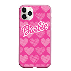 Чехол iPhone 11 Pro матовый Barbie, цвет: 3D-малиновый