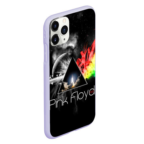 Чехол iPhone 11 Pro матовый Pink Floyd / 3D-Светло-сиреневый – фото 2