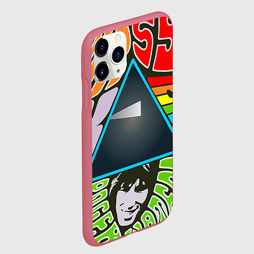 Чехол iPhone 11 Pro матовый Pink Floyd / 3D-Малиновый – фото 2