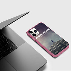 Чехол iPhone 11 Pro матовый Imagine Dragons: Night Visions, цвет: 3D-малиновый — фото 2