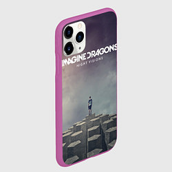 Чехол iPhone 11 Pro матовый Imagine Dragons: Night Visions, цвет: 3D-фиолетовый — фото 2
