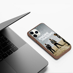 Чехол iPhone 11 Pro матовый Imagine Dragons: Boys, цвет: 3D-коричневый — фото 2