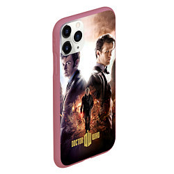 Чехол iPhone 11 Pro матовый Doctor Who: Heritage, цвет: 3D-малиновый — фото 2