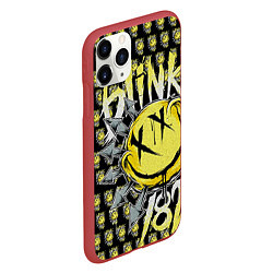 Чехол iPhone 11 Pro матовый Blink-182: Smile, цвет: 3D-красный — фото 2