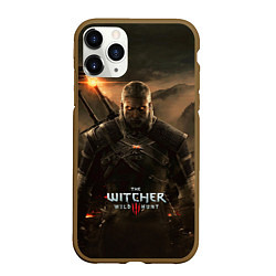 Чехол iPhone 11 Pro матовый Wild hunt, цвет: 3D-коричневый