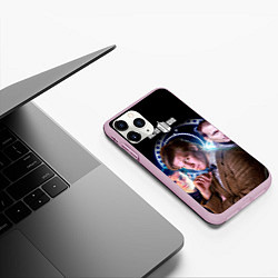 Чехол iPhone 11 Pro матовый Одиннадцатый Доктор, цвет: 3D-розовый — фото 2