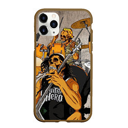 Чехол iPhone 11 Pro матовый Metallica: Guitar Hero, цвет: 3D-коричневый