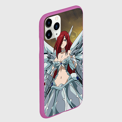 Чехол iPhone 11 Pro матовый Fairy tail / 3D-Фиолетовый – фото 2