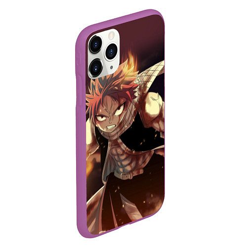 Чехол iPhone 11 Pro матовый Fairy tail / 3D-Фиолетовый – фото 2