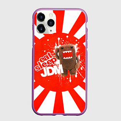 Чехол iPhone 11 Pro матовый Domo jdm, цвет: 3D-фиолетовый