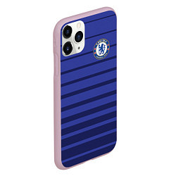 Чехол iPhone 11 Pro матовый Chelsea: Drogba, цвет: 3D-розовый — фото 2