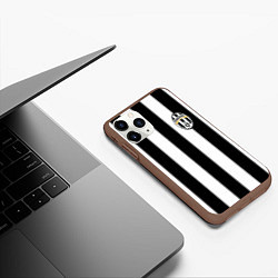 Чехол iPhone 11 Pro матовый Juventus: Pirlo, цвет: 3D-коричневый — фото 2
