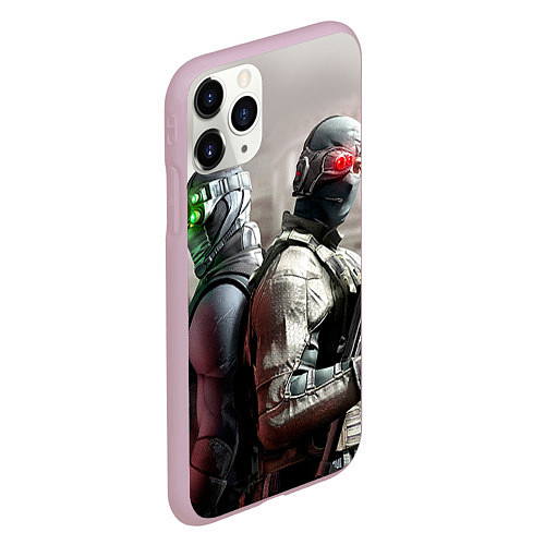 Чехол iPhone 11 Pro матовый Splinter Cell: Conviction / 3D-Розовый – фото 2