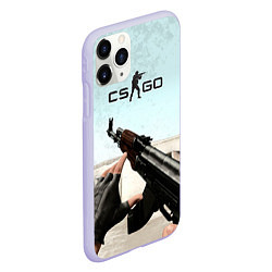 Чехол iPhone 11 Pro матовый Counter-Strike: De Dust, цвет: 3D-светло-сиреневый — фото 2