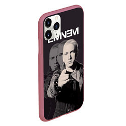 Чехол iPhone 11 Pro матовый Eminem: You, цвет: 3D-малиновый — фото 2