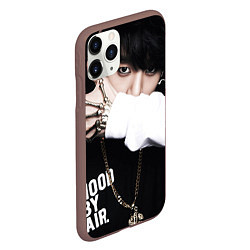 Чехол iPhone 11 Pro матовый BTS: Hood by air, цвет: 3D-коричневый — фото 2