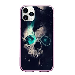 Чехол iPhone 11 Pro матовый Skull eyes, цвет: 3D-розовый