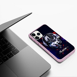 Чехол iPhone 11 Pro матовый Love pirate station, цвет: 3D-розовый — фото 2