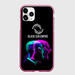 Чехол iPhone 11 Pro матовый Black Sun Empire Rage, цвет: 3D-малиновый