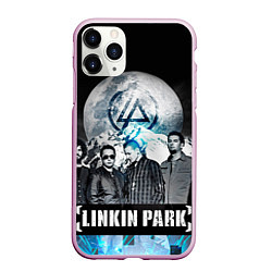 Чехол iPhone 11 Pro матовый Linkin Park: Moon, цвет: 3D-розовый