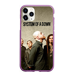 Чехол iPhone 11 Pro матовый System of a Down