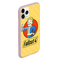 Чехол iPhone 11 Pro матовый Fallout 4: Pip-Boy, цвет: 3D-розовый — фото 2