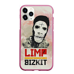 Чехол iPhone 11 Pro матовый Limp Bizkit, цвет: 3D-малиновый