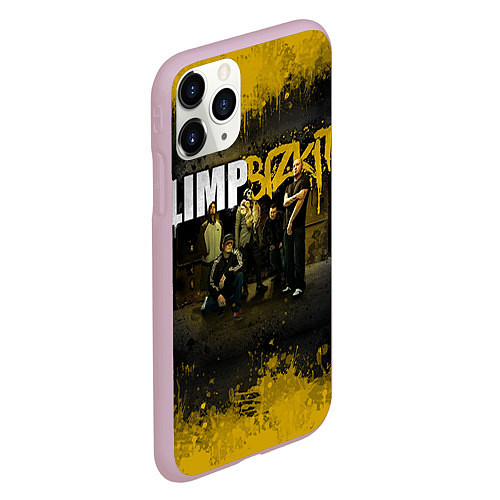 Чехол iPhone 11 Pro матовый Limp Bizkit: Gold Street / 3D-Розовый – фото 2