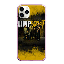Чехол iPhone 11 Pro матовый Limp Bizkit: Gold Street, цвет: 3D-розовый
