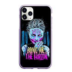 Чехол iPhone 11 Pro матовый BMTH: Acid Girl, цвет: 3D-светло-сиреневый