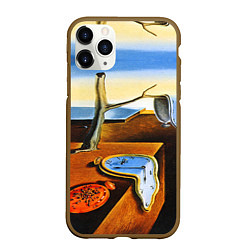 Чехол iPhone 11 Pro матовый Постоянство Памяти, цвет: 3D-коричневый