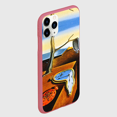 Чехол iPhone 11 Pro матовый Постоянство Памяти / 3D-Малиновый – фото 2