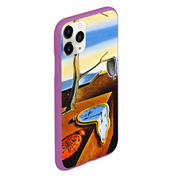 Чехол iPhone 11 Pro матовый Постоянство Памяти, цвет: 3D-фиолетовый — фото 2