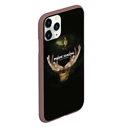 Чехол iPhone 11 Pro матовый Imagine Dragons: Smoke + Mirrors, цвет: 3D-коричневый — фото 2