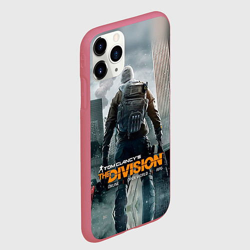 Чехол iPhone 11 Pro матовый Division / 3D-Малиновый – фото 2