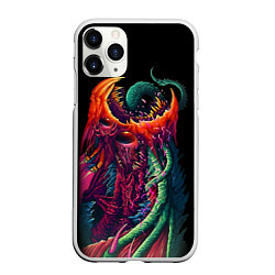 Чехол iPhone 11 Pro матовый CS:GO Hyper Beast Monster, цвет: 3D-белый