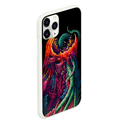 Чехол iPhone 11 Pro матовый CS:GO Hyper Beast Monster, цвет: 3D-белый — фото 2