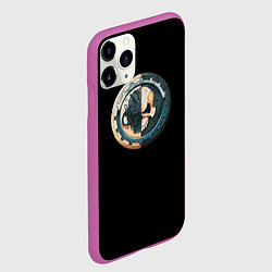 Чехол iPhone 11 Pro матовый Adeptus Mechanicus, цвет: 3D-фиолетовый — фото 2