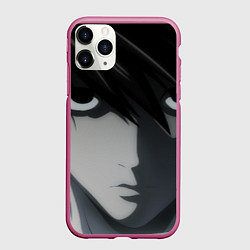 Чехол iPhone 11 Pro матовый L с длинными волосами, цвет: 3D-малиновый