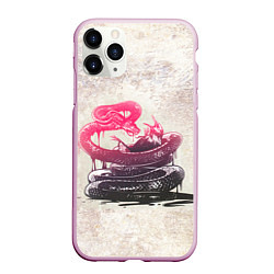 Чехол iPhone 11 Pro матовый Three Days Grace: Acid snake