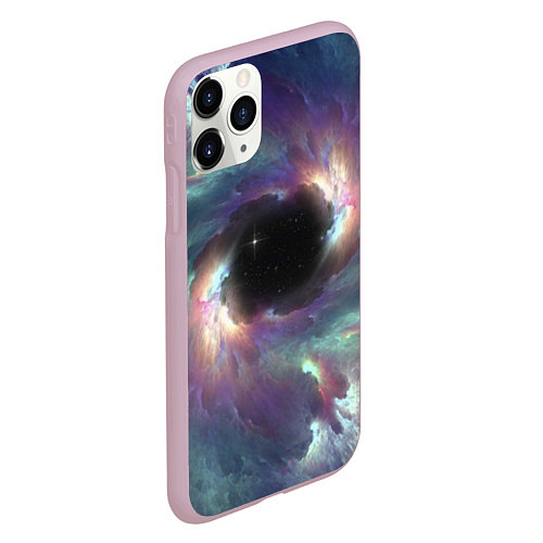 Чехол iPhone 11 Pro матовый Star light space / 3D-Розовый – фото 2