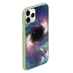 Чехол iPhone 11 Pro матовый Star light space, цвет: 3D-салатовый — фото 2