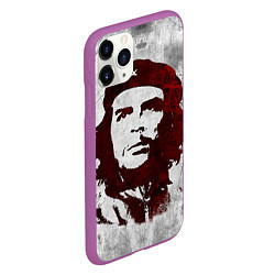 Чехол iPhone 11 Pro матовый Че Гевара, цвет: 3D-фиолетовый — фото 2