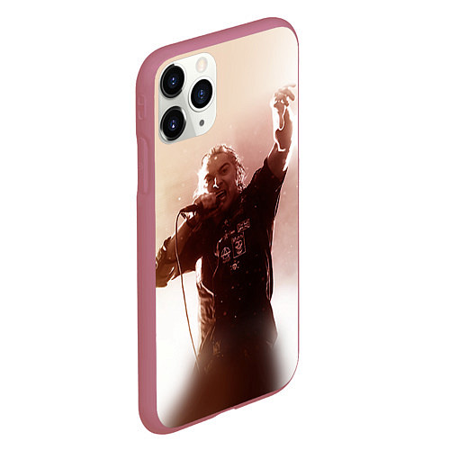 Чехол iPhone 11 Pro матовый Горшок / 3D-Малиновый – фото 2