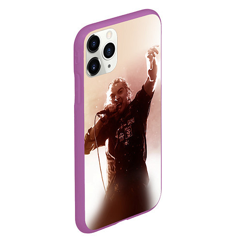 Чехол iPhone 11 Pro матовый Горшок / 3D-Фиолетовый – фото 2